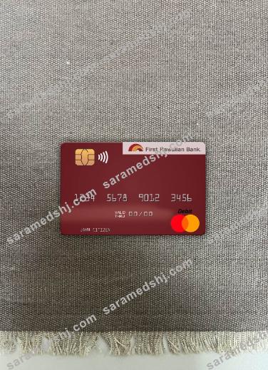 Hawaii First Hawaiian Bank mastercard photolook front